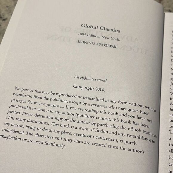 Adventures Of Huckleberry Finn By Mark Twain‎ Paperback - Picture 4 of 5